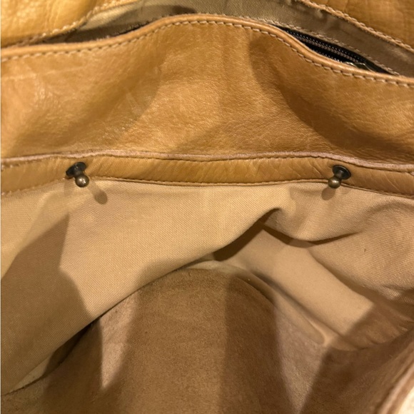 Women’s Frye Woven Leather Crossbody Messenger Multi-Color Western Tassel Bag - Picture 6 of 13